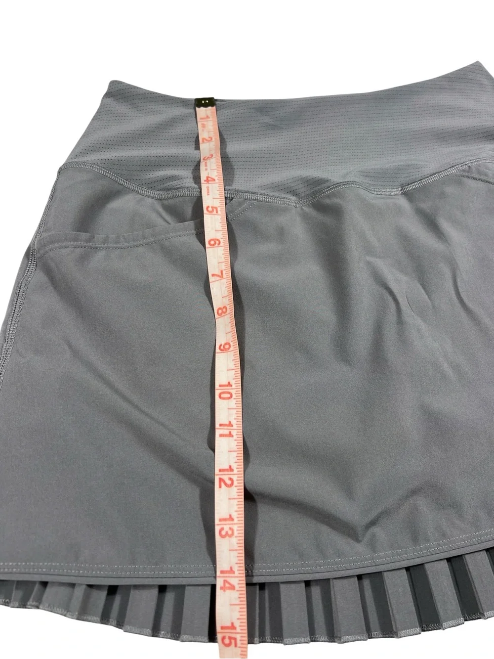 ADAIR ACTIVE RYLAN PLEATED SKORT in gunmetal gray athletic size MEDIUM EUC